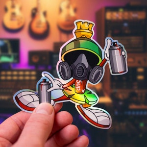 Street King Mars Sticker
