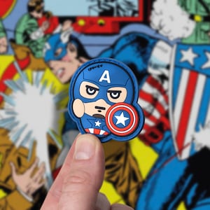 Captain America Cronies PVC Morale Patch #31