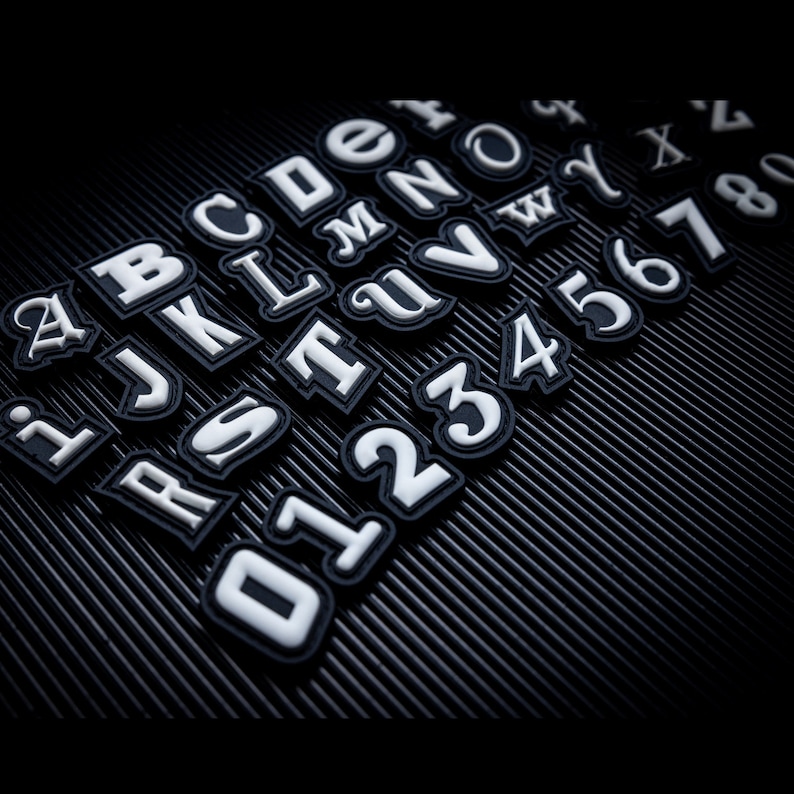 143 Letters Ransom Eyes Letters - Etsy