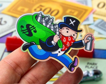 Street King Monopoly Sticker