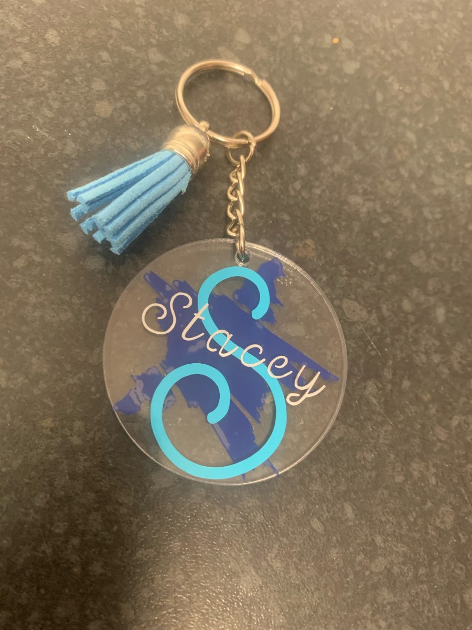 Personalised Keyrings Names Gifts Key Charm Birthday Mothers Day Etsy UK