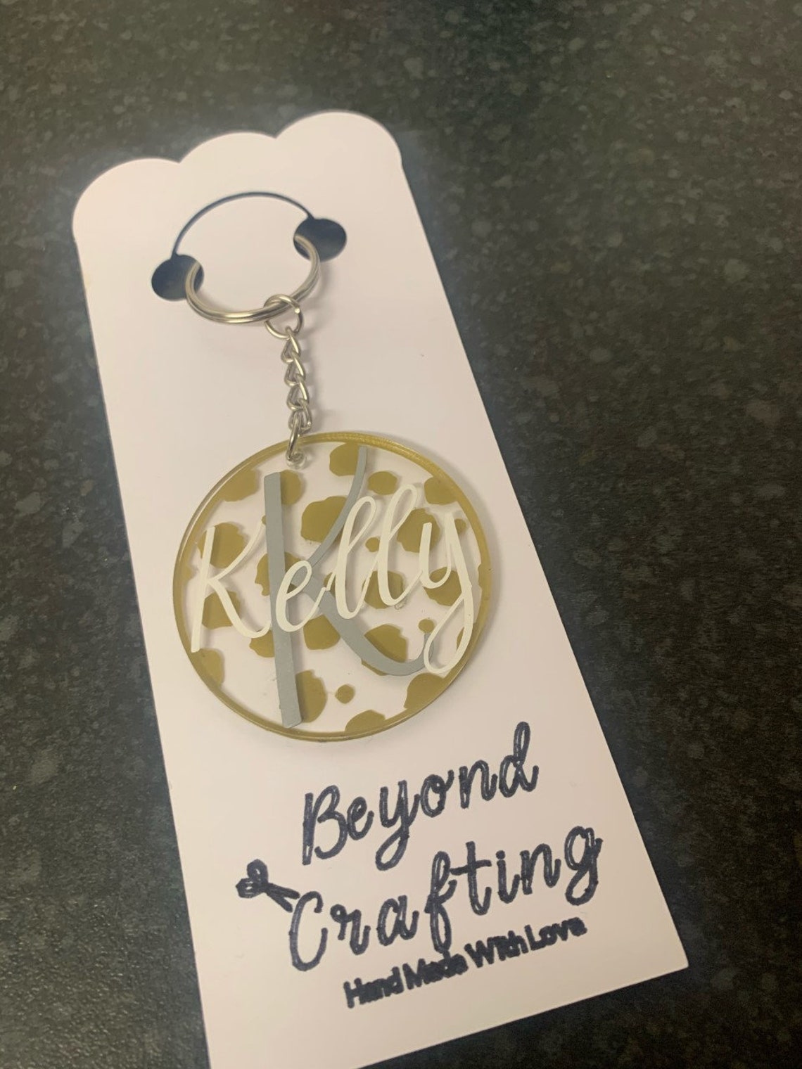 Personalised Keyrings Names Gifts Key Charm Birthday Etsy UK