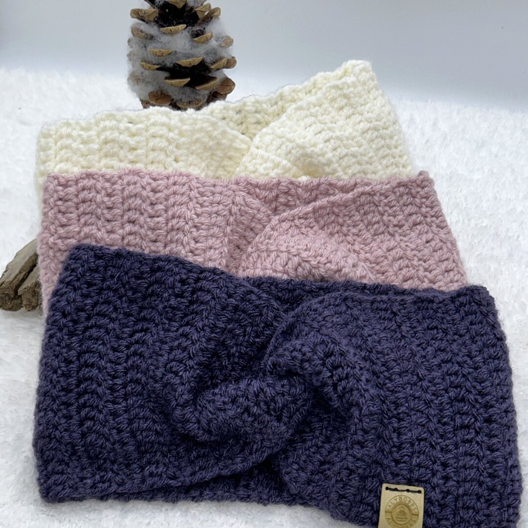 FLEECE LINED EARWARMER Headband Handmade Winter Ear Muffs Etsy UK