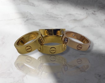 cartier ring etsy