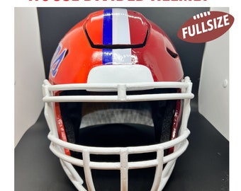 Game Used Vintage BIKE Football Helmet- Size Large - White - Etsy