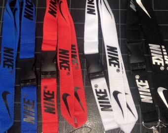 red nike lanyard