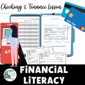 Financial Literacy Activities Checking Account Complete Lesson Plan