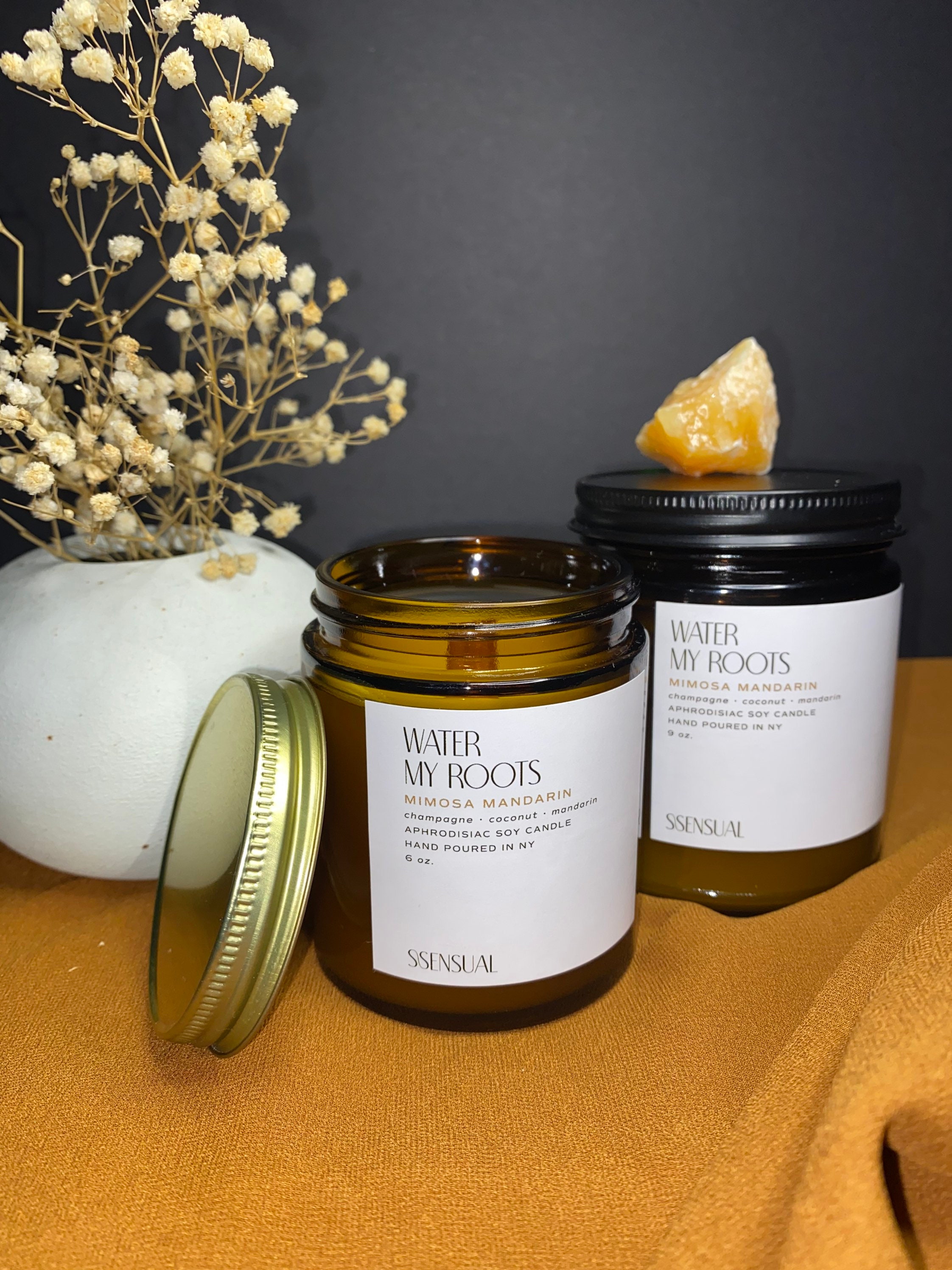 Water My Roots Soy Aphrodisiac Candles 6oz & 9oz Healing Etsy