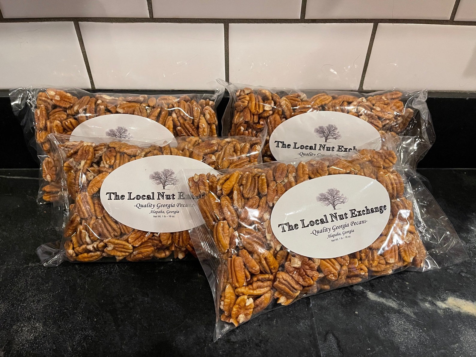 Pecan Halves / 4 1 Pound Bags / Pecans 1 Pound / Raw Pecan Halves / Lot of 4 1 Lb Bags Etsy