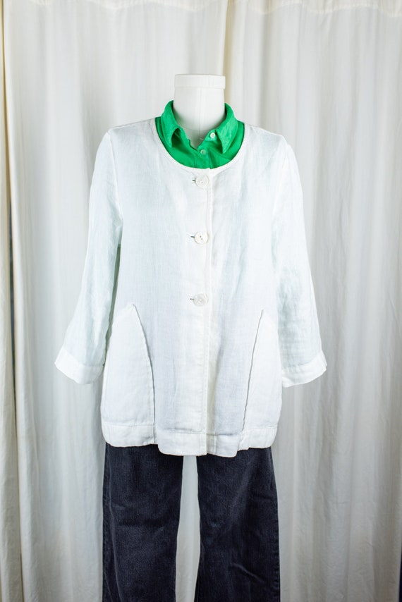 j jill linen jacket
