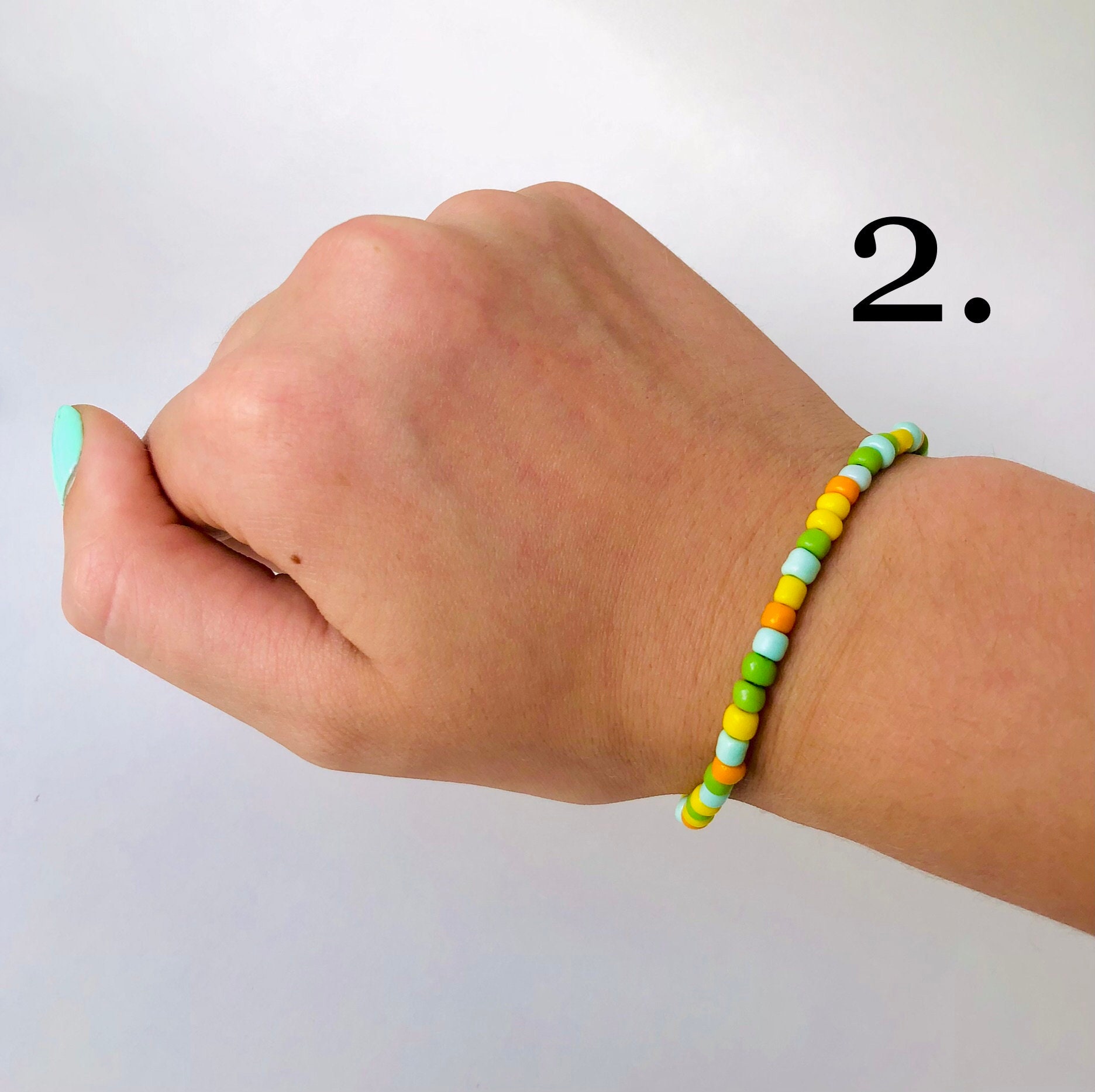 Handmade assorted glass bead bracelets gifts for her gifts Etsy