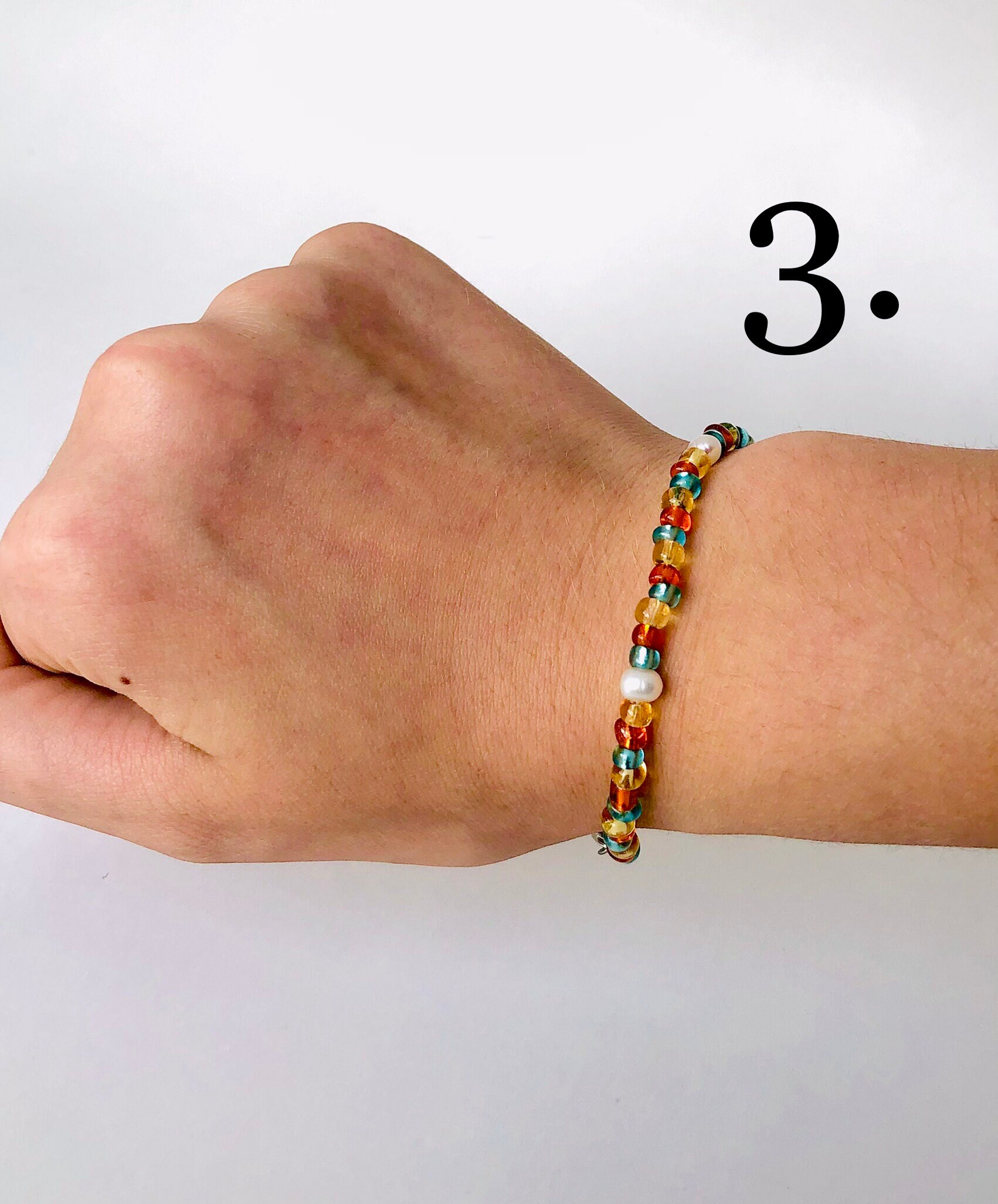 Handmade assorted glass bead bracelets gifts for her gifts Etsy