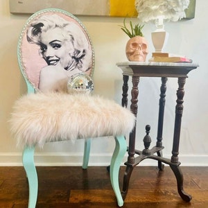 Glam Vanity Chair Etsy UK