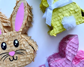 bunny mini piñatas | bunny face piñatas | easter celebration