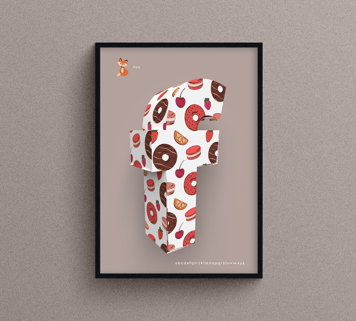 Small Alphabet Letter F Print Fox Animal Poster Etsy small-alphabet-letter-f-print-fox-animal-poster-etsy