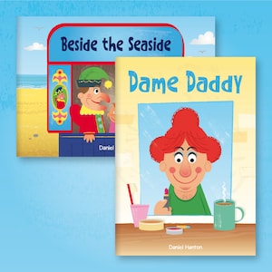 OFERTA SPECJALNA | Beside the Seaside i Dame Daddy autorstwa Daniela Hantona | Książki dla dzieci | Punch and Judy i pantomima | Wiek: 3-7