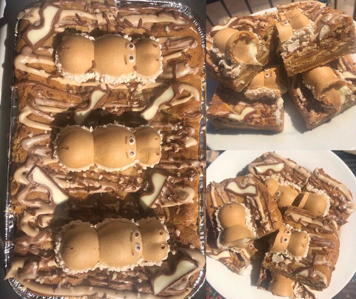 Happy Hippo Cookie Dough Tray Bake / Tray Bake / Homemade Etsy