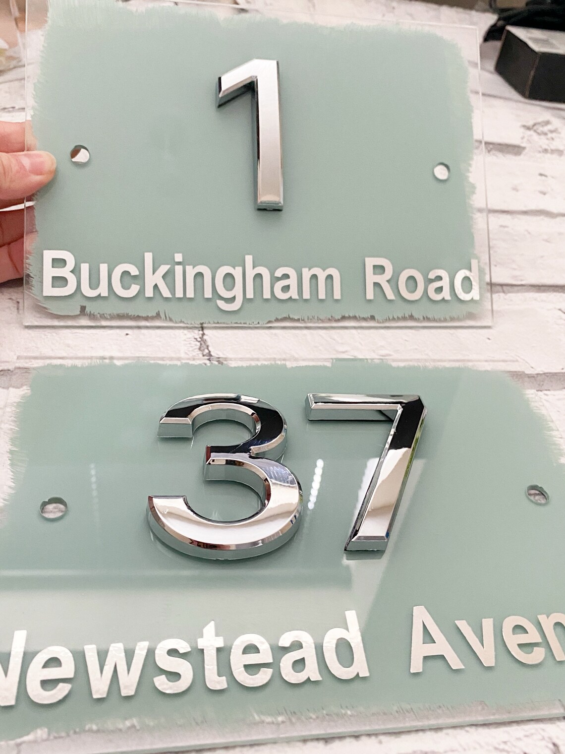 Door number sign Acrylic 3d door sign House number sign Etsy