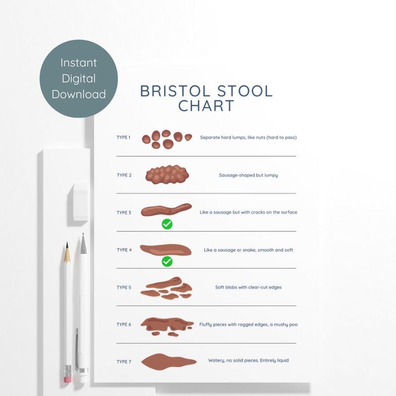 Bristol Stool Chart | Gut and Bowel Health Reference Guide | PDF ...
