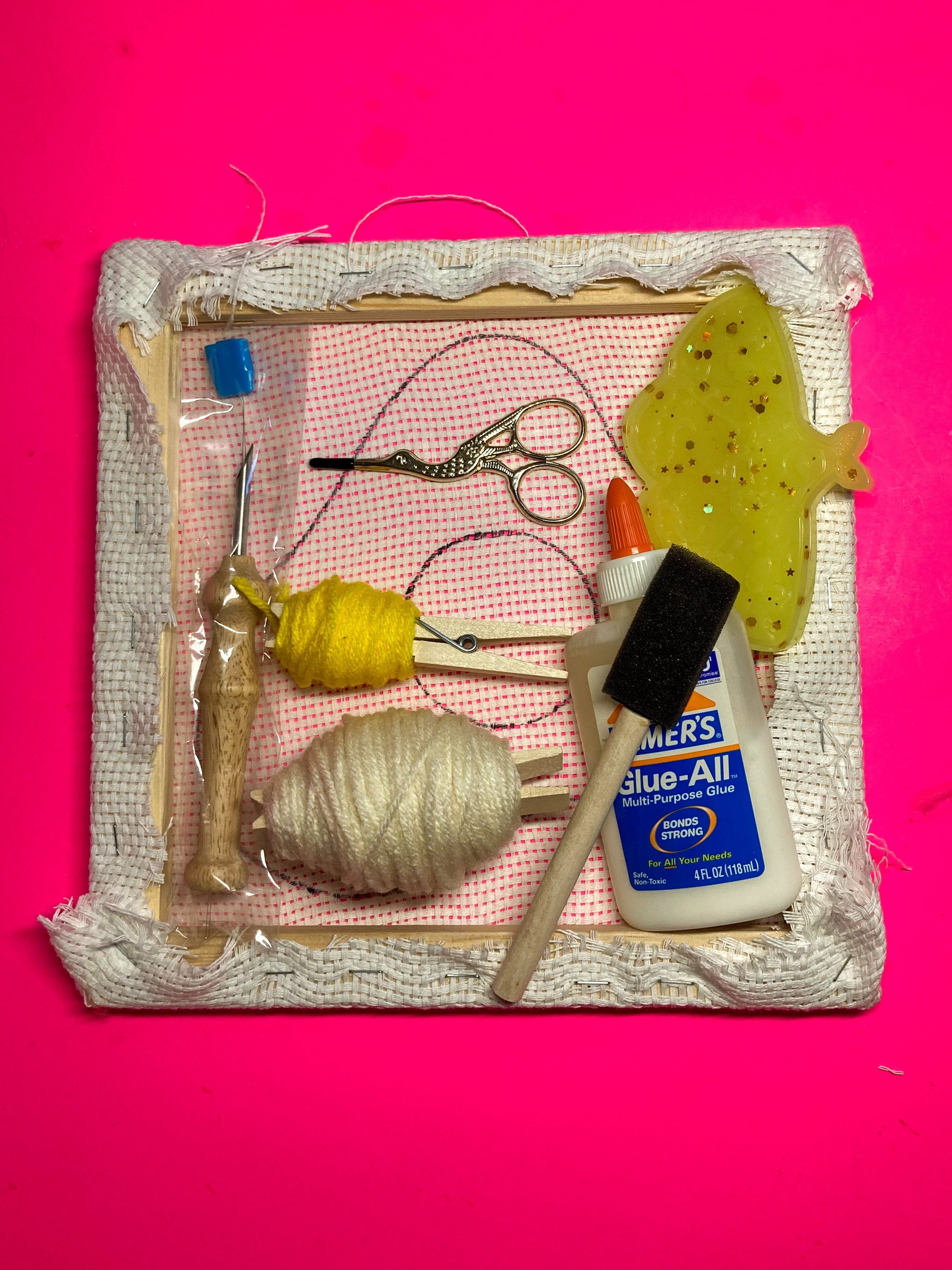 Beginners Punch Needle Kit Craft Kit For Adults DIY Crafts Etsy