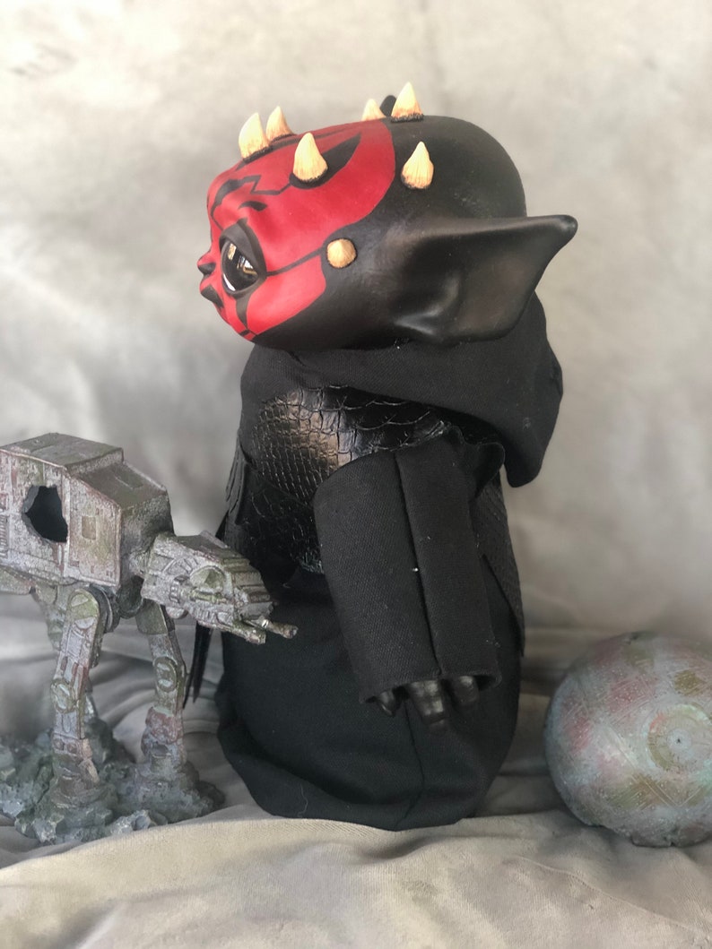 Darth Maul customized Grogu The Child Plush Doll not | Etsy