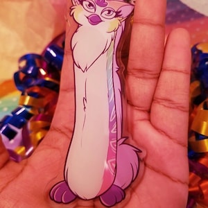 Long Furby Charm - Kidcore Pastel Kawaii Cute 90s Nostalgia Anime Nerdy Keychain