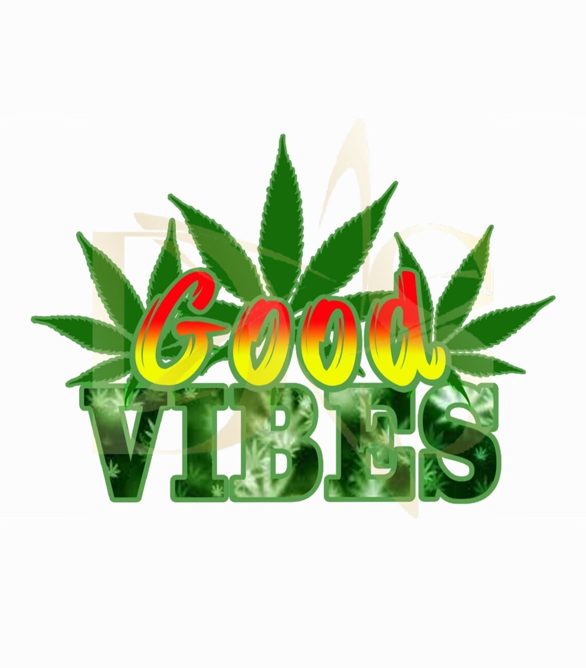 Marijuana/cannabis Good Vibe PNG Sublimation Design - Etsy