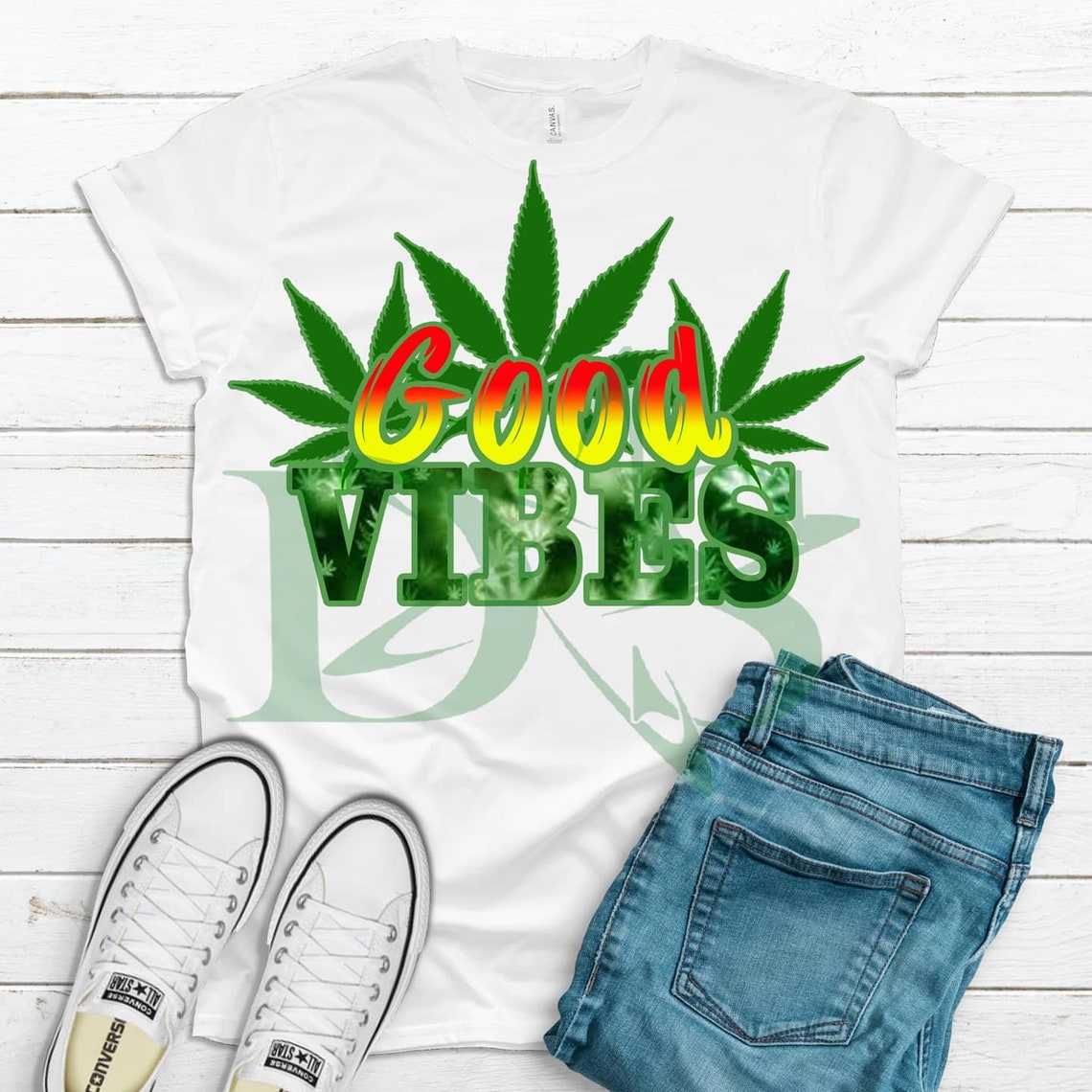 Marijuana/cannabis Good Vibe PNG Sublimation Design - Etsy