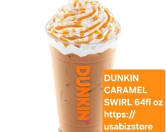 Dunkin&#39; Donuts Caramel Swirl: 64 Oz Jug