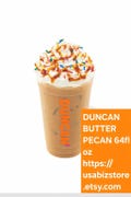 DUNCAN' Donuts Butter Pecan Swirl: 64 Oz Sealed Jug (Exp.OCT 2026)