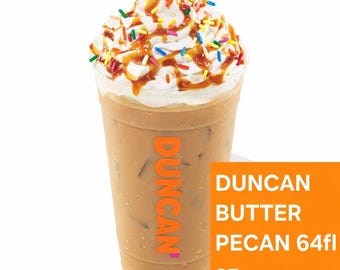 Donas Duncan' con mantequilla y nueces: envase sellado de 64 oz (fecha de caducidad: octubre de 2026)