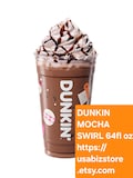 Dunkin' Donuts Mocha Swirl: 64 Oz Sealed Jug