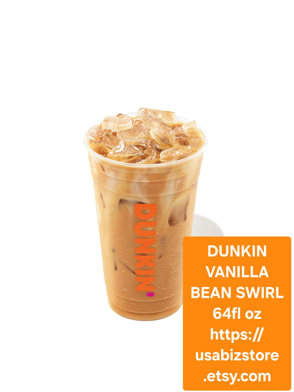 Dunkin Donuts Vanilla Bean Syrup 64 Oz Jug -sealed, EXP DEC Dunkin Donuts Vanilla Bean Syrup 64 Oz Jug -sealed, EXP DEC