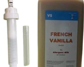 Dunkin Donuts French Vanilla Swirl 64 Oz Jug With FREE SHIPPING -Sealed Exp: 90+ Days/2025
