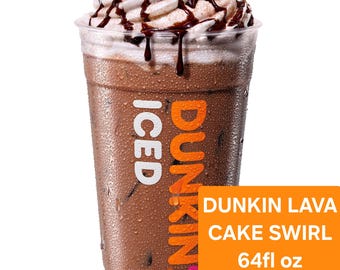 Dunkin&#39; Lava Cake Swirl: Discontinued Flavor, Sealed 64 fl oz Jug