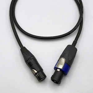 Benchmark AHB2 Headphone Adaptor Cable -  NL4 to Female 4 Pin XLR - Mogami Cable