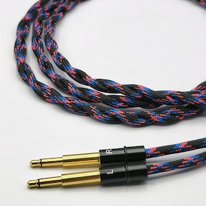 Meze 109 Pro / Liric / 99 Classic / 99 Noir / 99 Neo Headphone Cable - Spiral Twin Mogami 26AWG