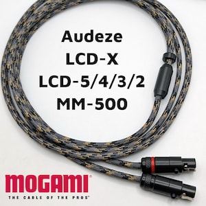 Audeze LCD-X / 5 / 4 / 3 / 2 / MM-500 - Headphone Cable - Mogami 26AWG