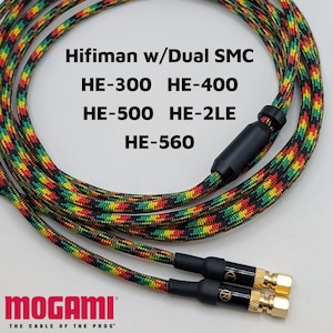 Hifiman Legacy - Dual SMC - HE560 / HE400 / HE6 / HE5LE Headphone Cable - Mogami 26AWG