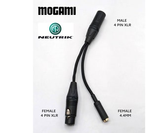 Neumann NDH-30 / NDH-20 ヘッドフォンケーブル - Mogami 26AWG