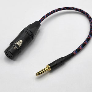 Female 4 Pin XLR (Neutrik)  to Male 4.4mm Adaptor - Mogami - Made in USA