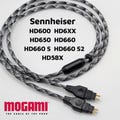 Sennheiser HD660 S2 / HD6XX / HD58X / HD600 / HD650 / HD660 - Headphone Cable - Mogami 26AWG