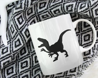 Velociraptor Mug Gift, Dinosaur Mug Gift, Gift for Kids, Dino Gift for Kids, Christmas Mug Gift for Kids, Dinosaur Collector Gift