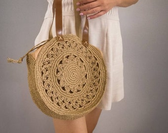 Crochet bag pattern raffia pdf