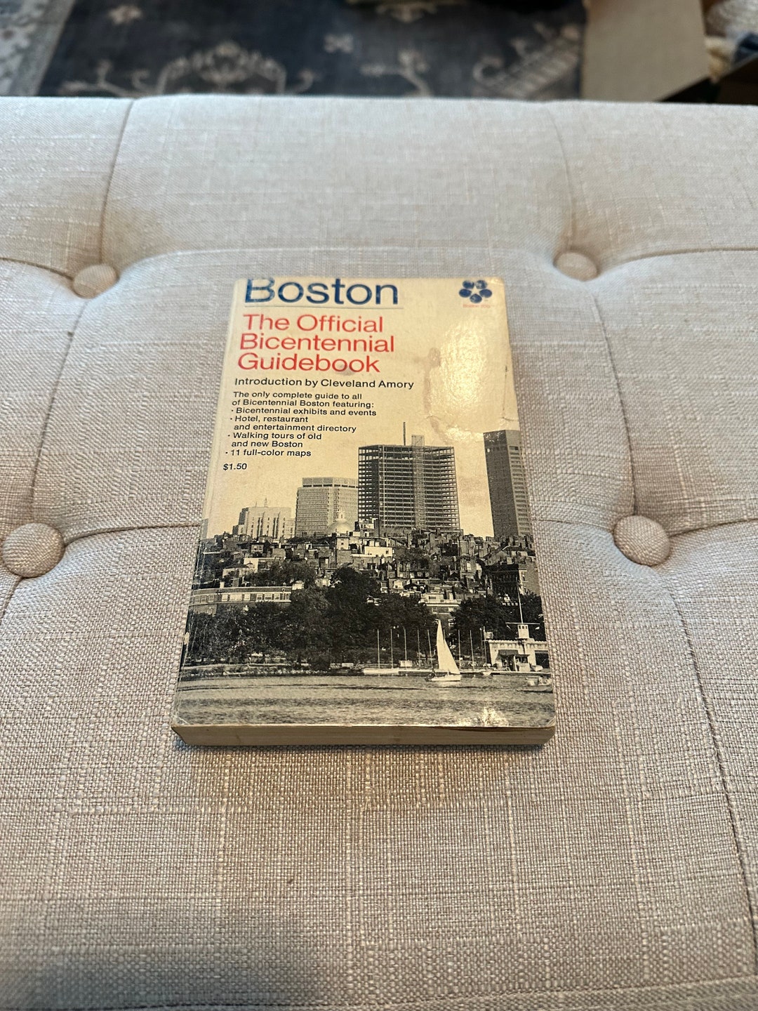 Vintage Boston the Official Bicentennial Guidebook Etsy