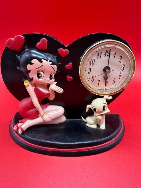 Vintage Betty Boop Clocks - Etsy