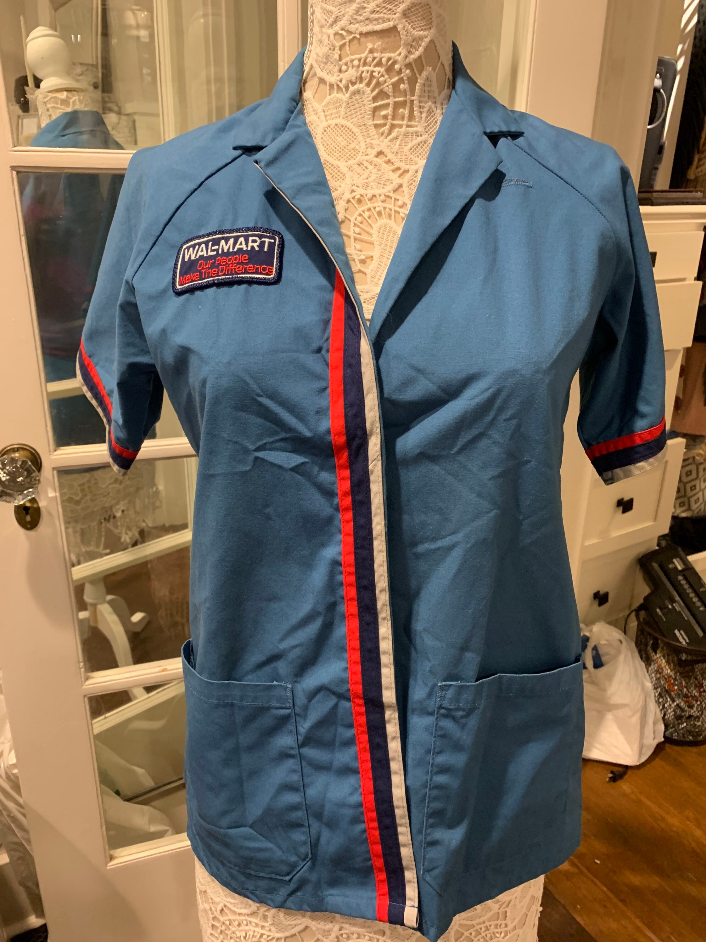 walmart white uniform shirts