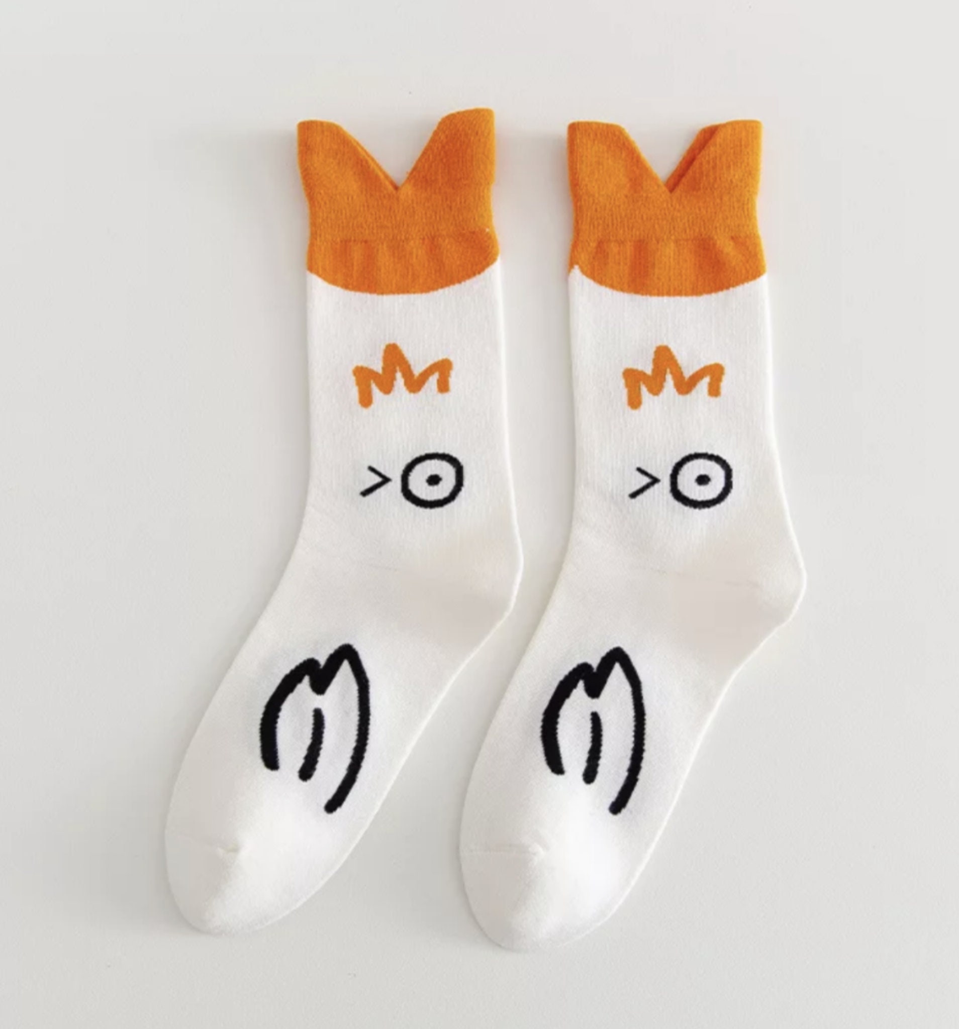 Set 4 Socks Animal Cute Duck Sock Set Colourful Cartoon Fun Etsy UK