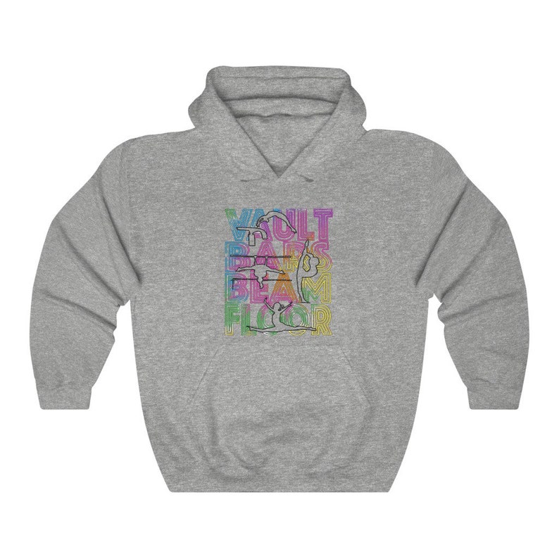 Gymmastics hoodie, gymnastics sweatshirt, gymnastics clothes, gifts for gymnast, nisex Hooded Sweatshirt image 5