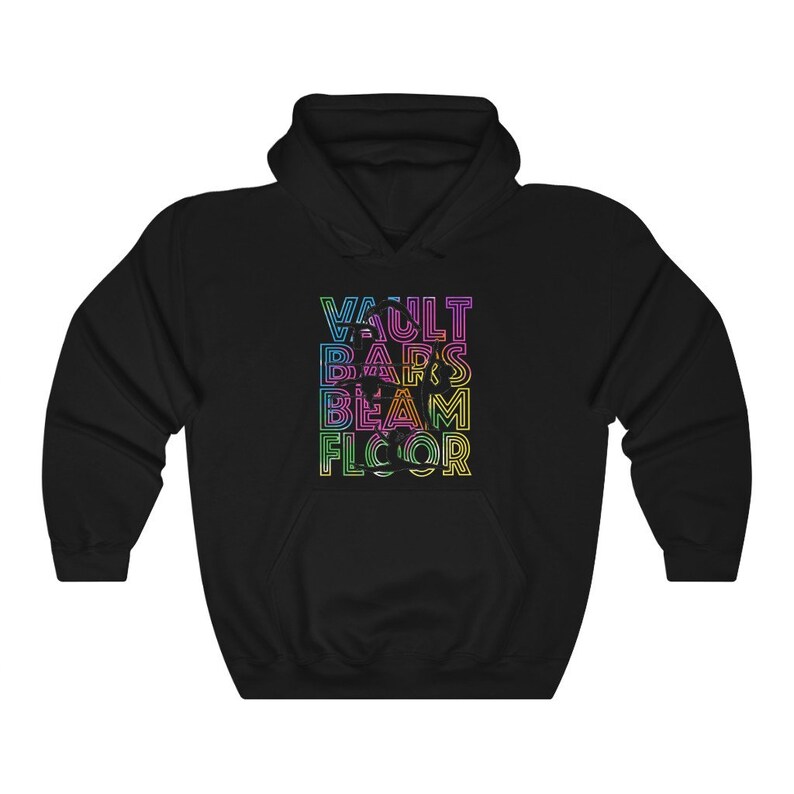 Gymmastics hoodie, gymnastics sweatshirt, gymnastics clothes, gifts for gymnast, nisex Hooded Sweatshirt image 3